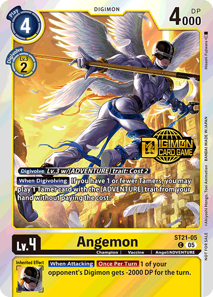Angemon Card Front