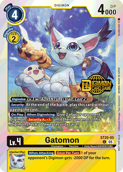 Gatomon Card Front