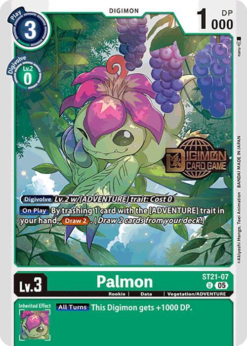 Palmon Card Front