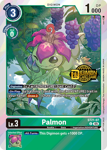 Palmon Card Front