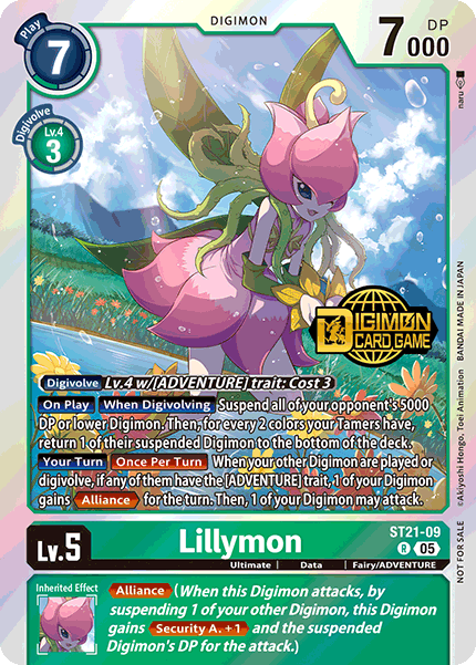 Lillymon Card Front