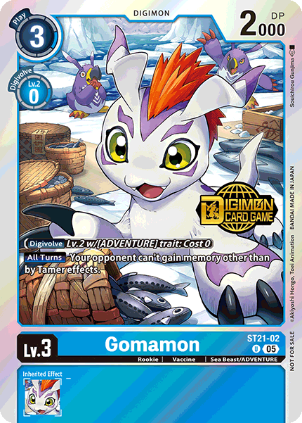 Gomamon Card Front