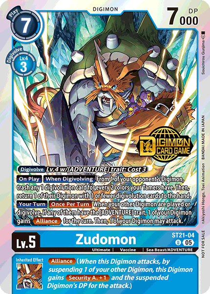 Zudomon Card Front
