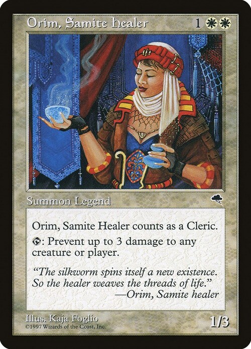 Orim, Samite Healer Card Front