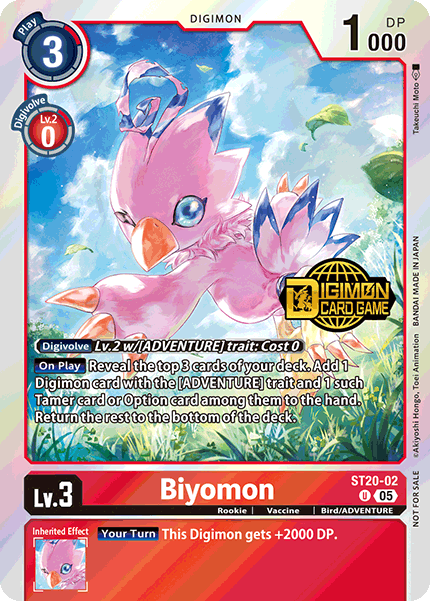 Biyomon Card Front