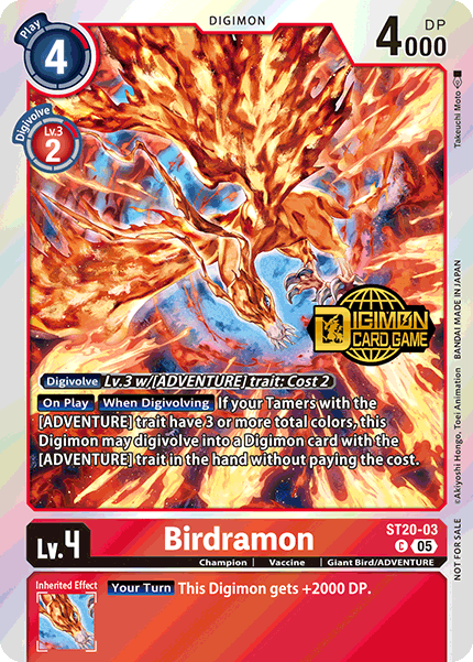 Birdramon Card Front