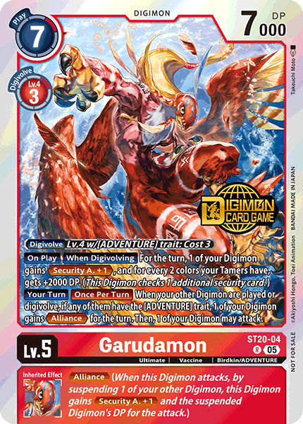 Garudamon Card Front