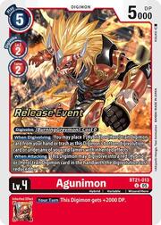 Agunimon · Pre-Release Stamped BT21-013