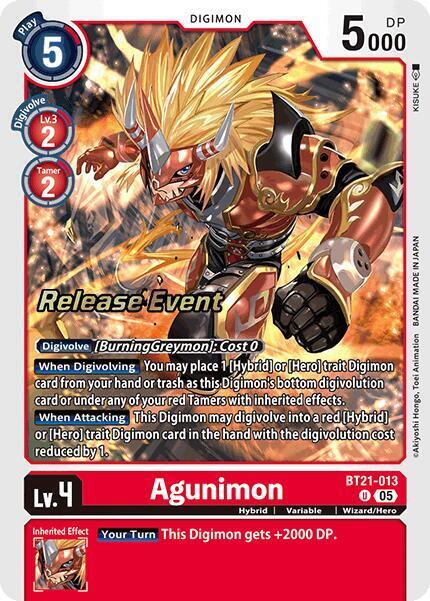 Agunimon Card Front