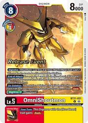 OmniShoutmon · Pre-Release Stamped BT21-021