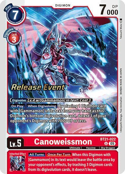 Canoweissmon Card Front