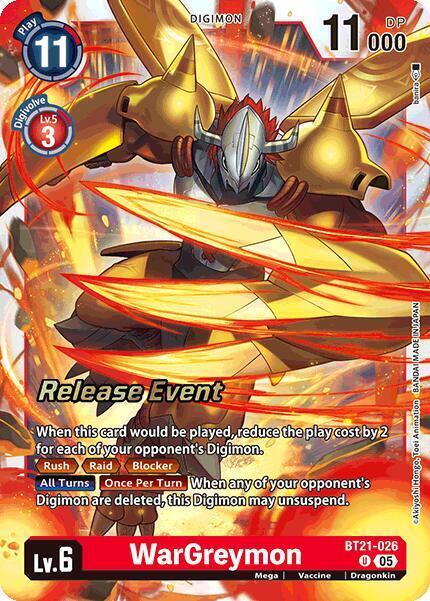 WarGreymon Card Front