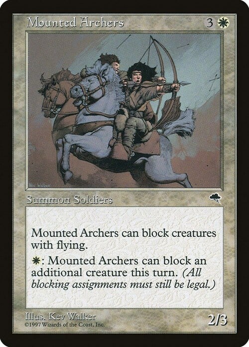Mounted Archers Card Front