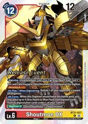 Shoutmon DX · Pre-Release Stamped BT21-027