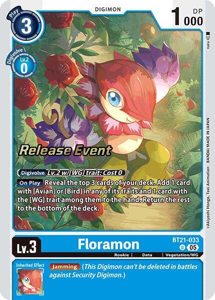 Floramon Card Front