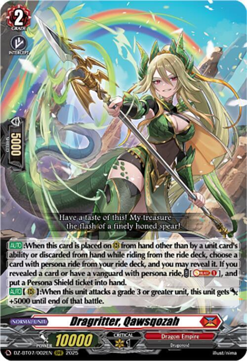 Dragritter, Qawsqozah Card Front