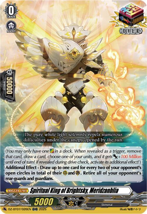 Spiritual King of Brightsky, Meridzanblia Card Front