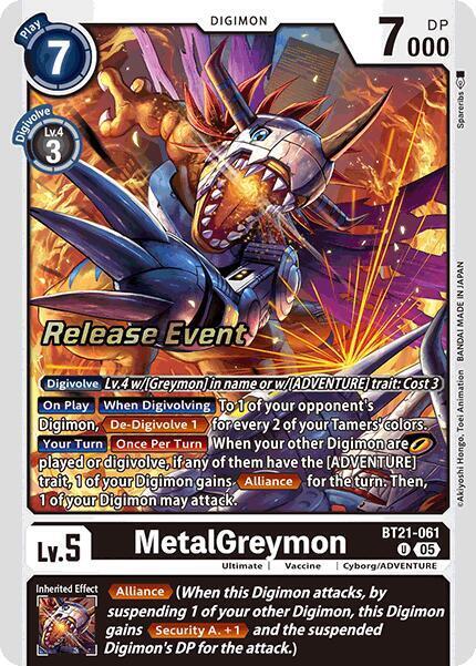 MetalGreymon Card Front