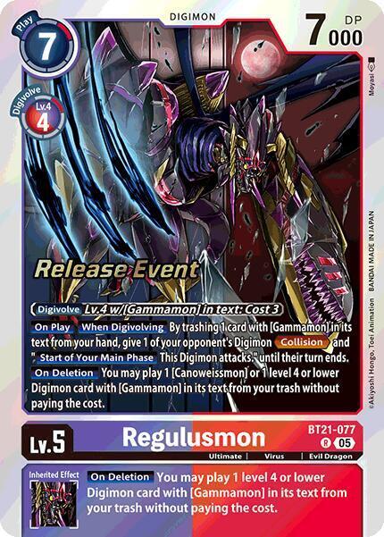 Regulusmon Card Front