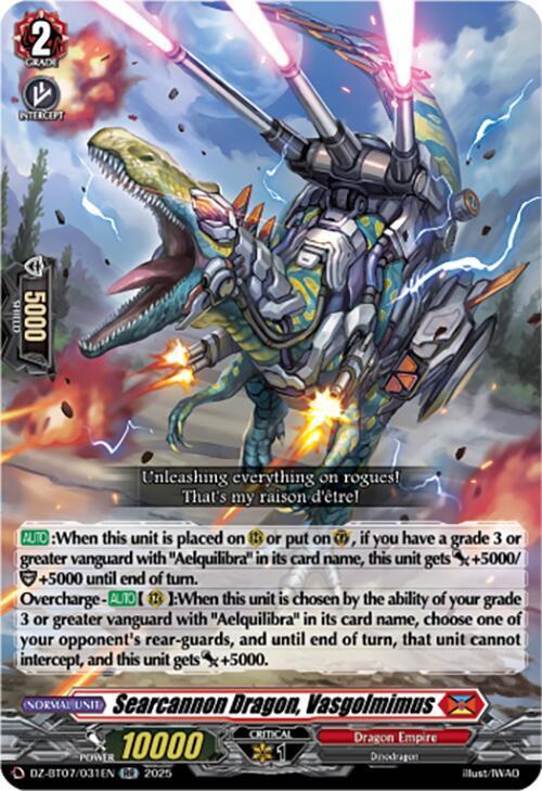 Searcannon Dragon, Vasgolmimus Card Front