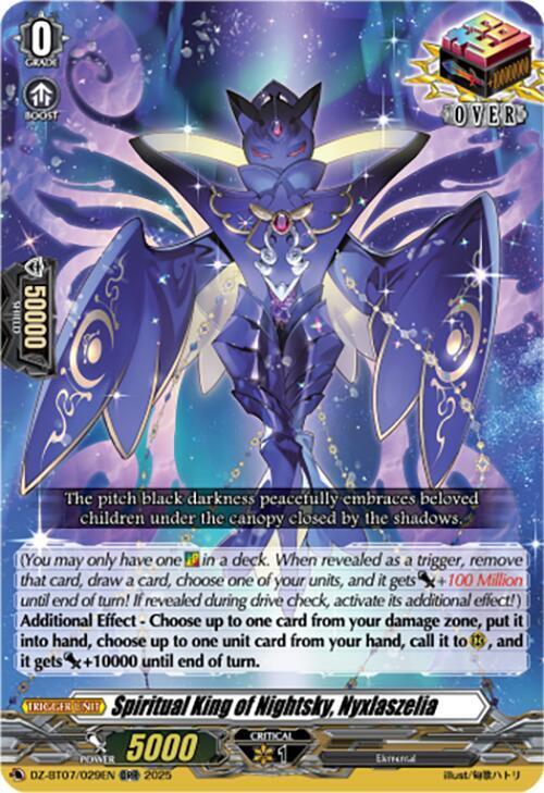 Spiritual King of Nightsky, Nyxlaszelia Card Front