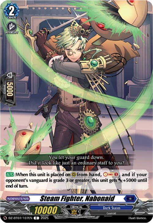 Steam Fighter, Nabonaid Card Front