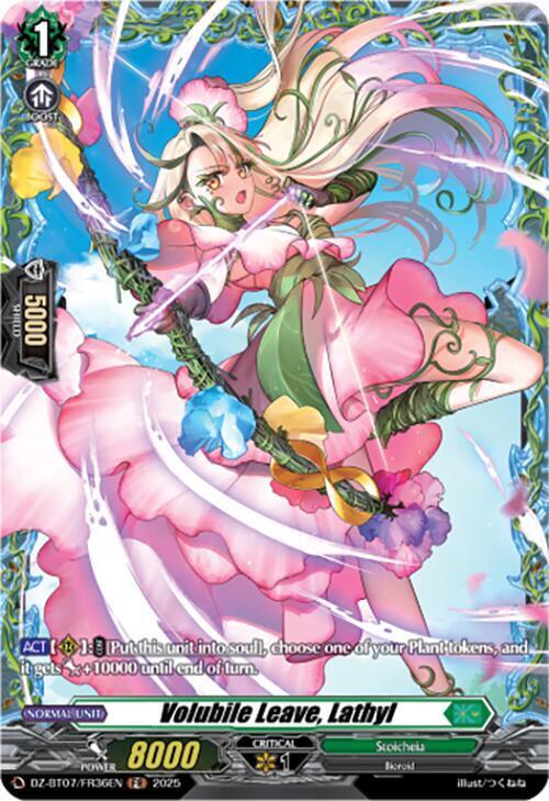 Volubile Leave, Lathyl Card Front