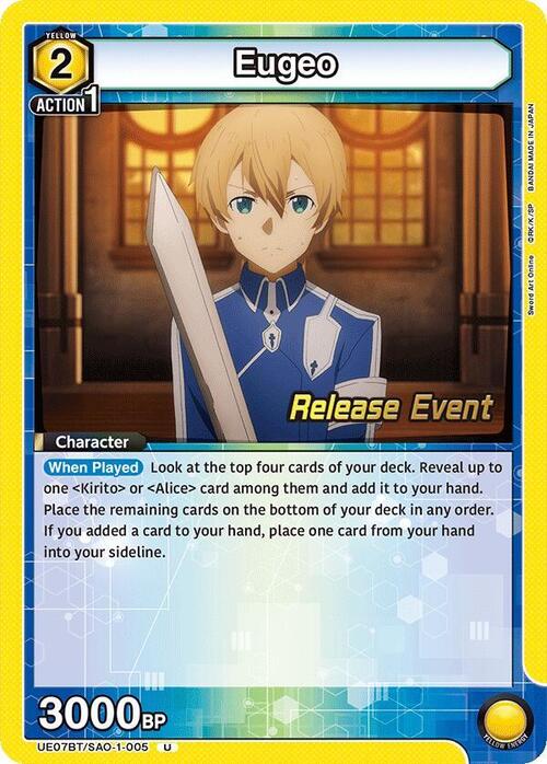 Eugeo Card Front
