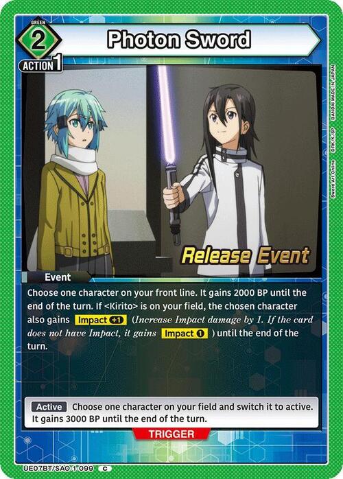 Photon Sword Card Front