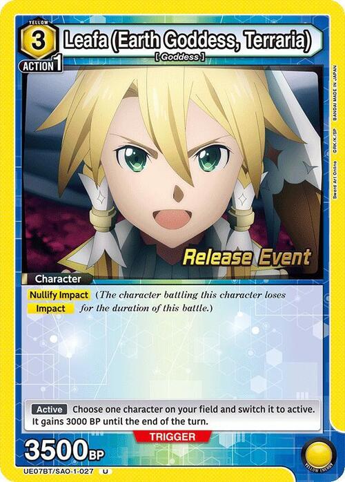 Leafa (Earth Goddess, Terraria) Card Front