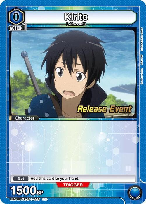 Kirito Card Front