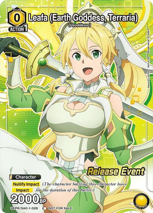 Leafa (Earth Goddess, Terraria) Card Front