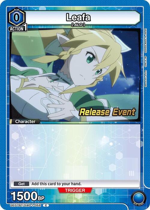 Leafa Card Front