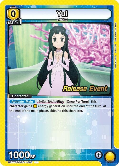 Yui Card Front