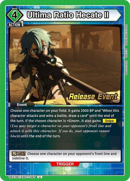 Ultima Ratio Hecate II Card Front