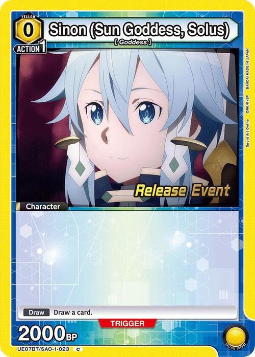 Sinon (Sun Goddess, Solus) Card Front