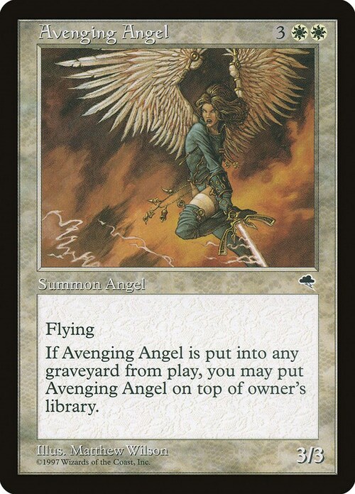 Avenging Angel Card Front