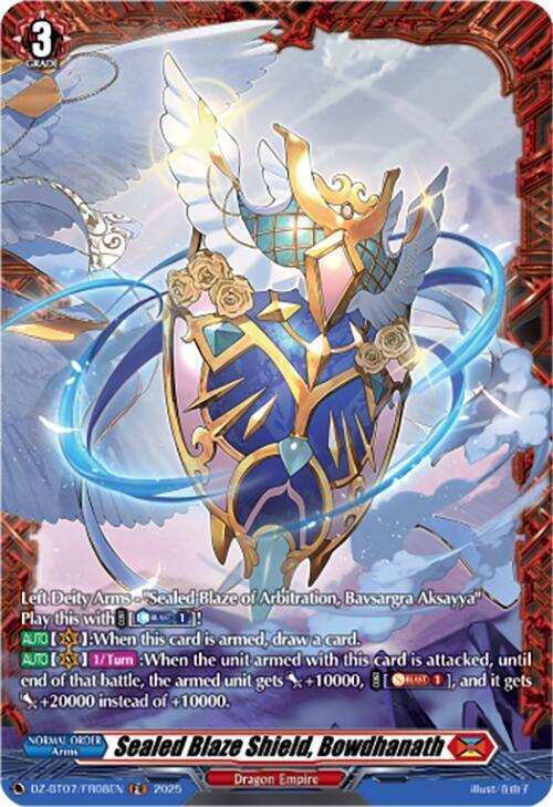 Sealed Blaze Shield, Bowdhanath Card Front