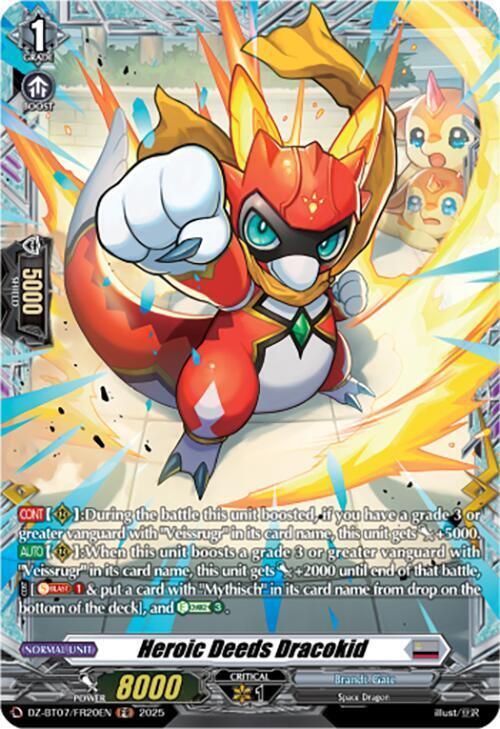 Heroic Deeds Dracokid Card Front