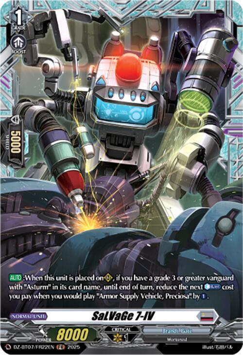 SaLVaGe 7-IV Card Front