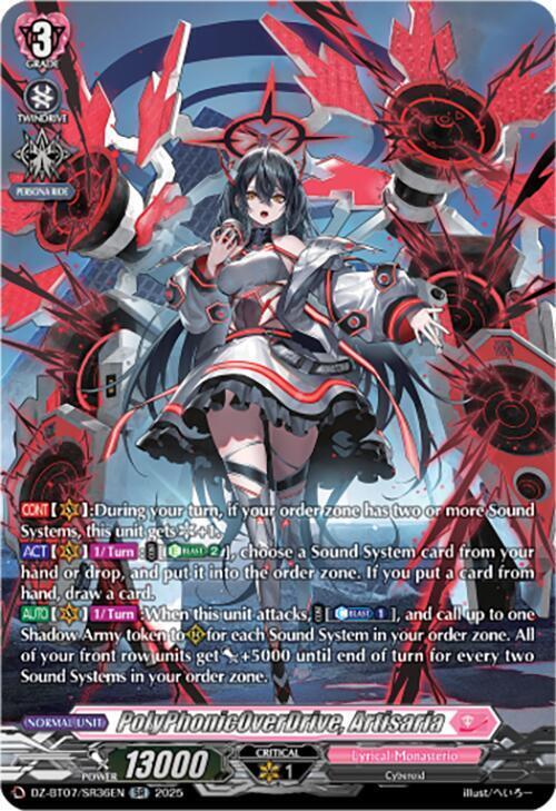 PolyPhonicOverDrive, Artisaria Card Front