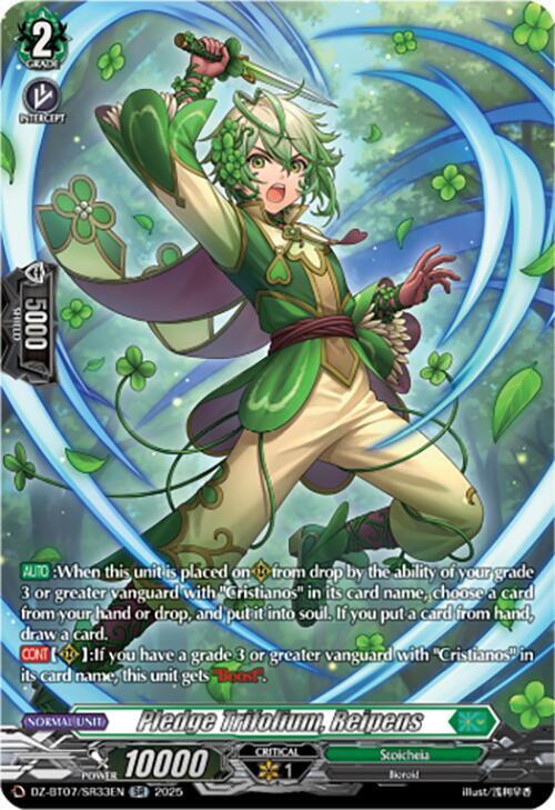 Pledge Trifolium, Reipens Card Front