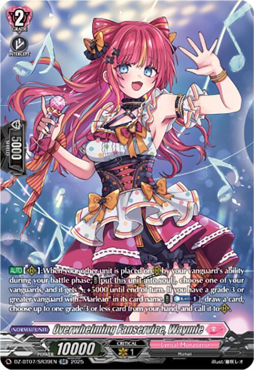 Overwhelming Fanservice, Waymie Card Front