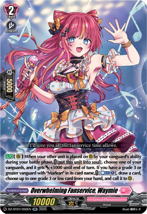 Overwhelming Fanservice, Waymie Card Front