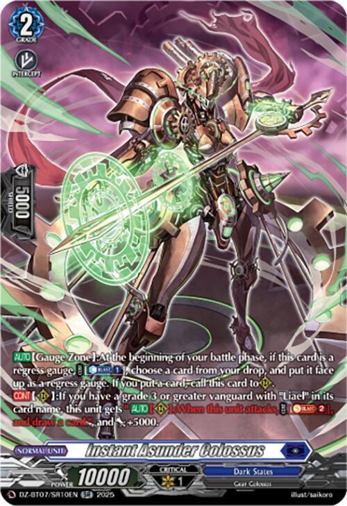 Instant Asunder Colossus Card Front