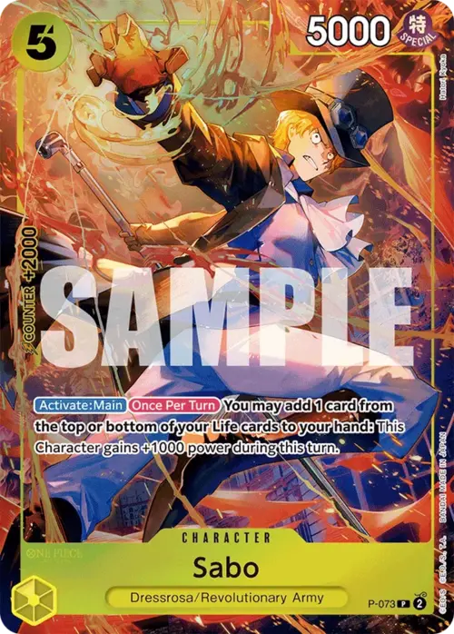 Sabo Card Front