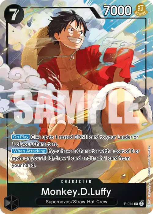 Monkey.D.Luffy Card Front