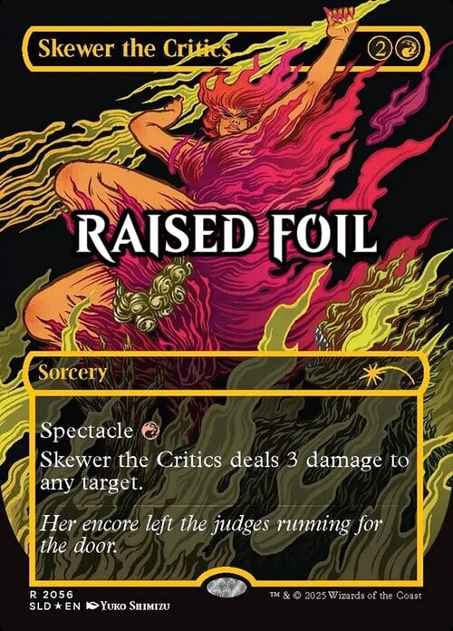 Skewer the Critics Card Front