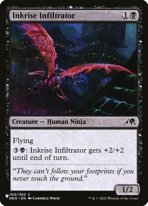 Inkrise Infiltrator Card Front
