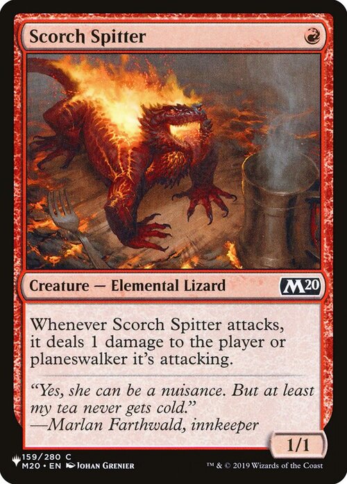 Scorch Spitter Card Front